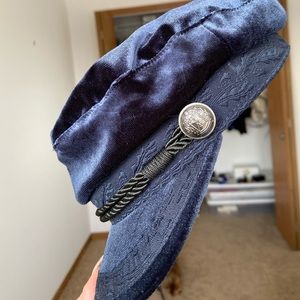 NWOT Sapphire Blue Cadet Hat